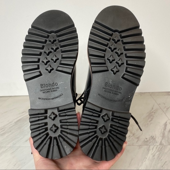 New! Blondo Helen Waterproof Hiker Black Boot 7M - Picture 11 of 12